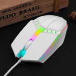 RGB Wired Gaming Mouse (Black / White Variant) - Image 2