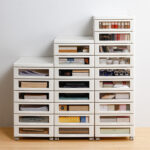 Multi-Layer Plastic Storage Drawer Organizer (White)