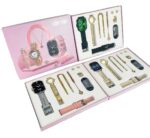 A58 Plus Smart Watch Gift Set for Women – 7 in 1 Premium Ladies Combo with Jewelry - Image 4